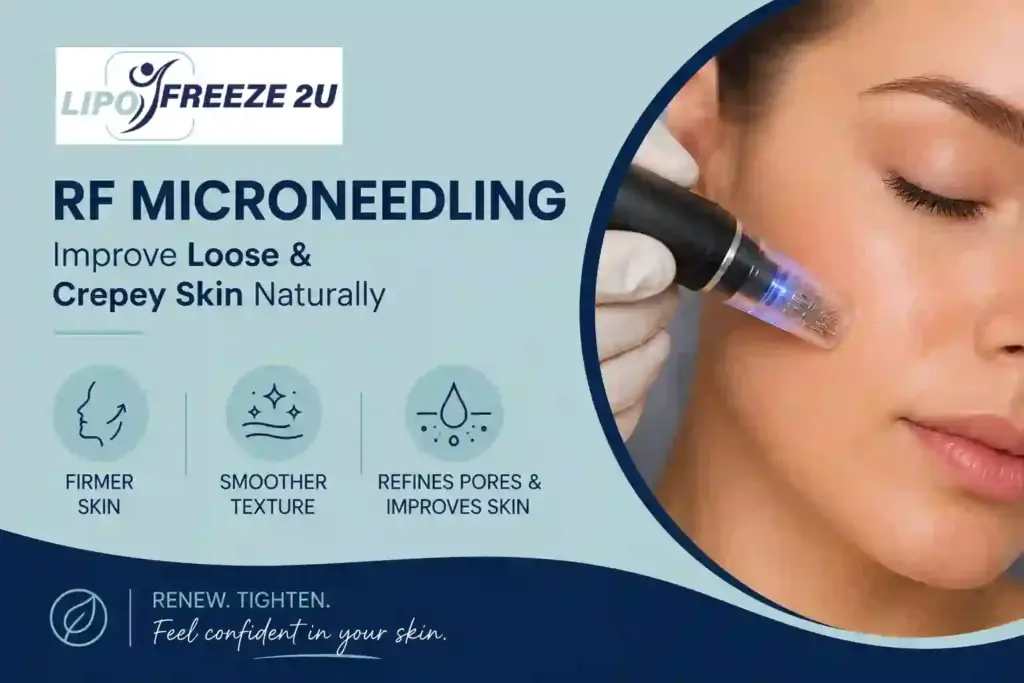 Can RF Microneedling Help Improve Loose and Crepey Skin Luton?